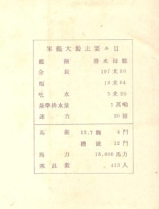 進水記念絵はがき 「潜水母艦 大鯨」 | デジタル造船資料館