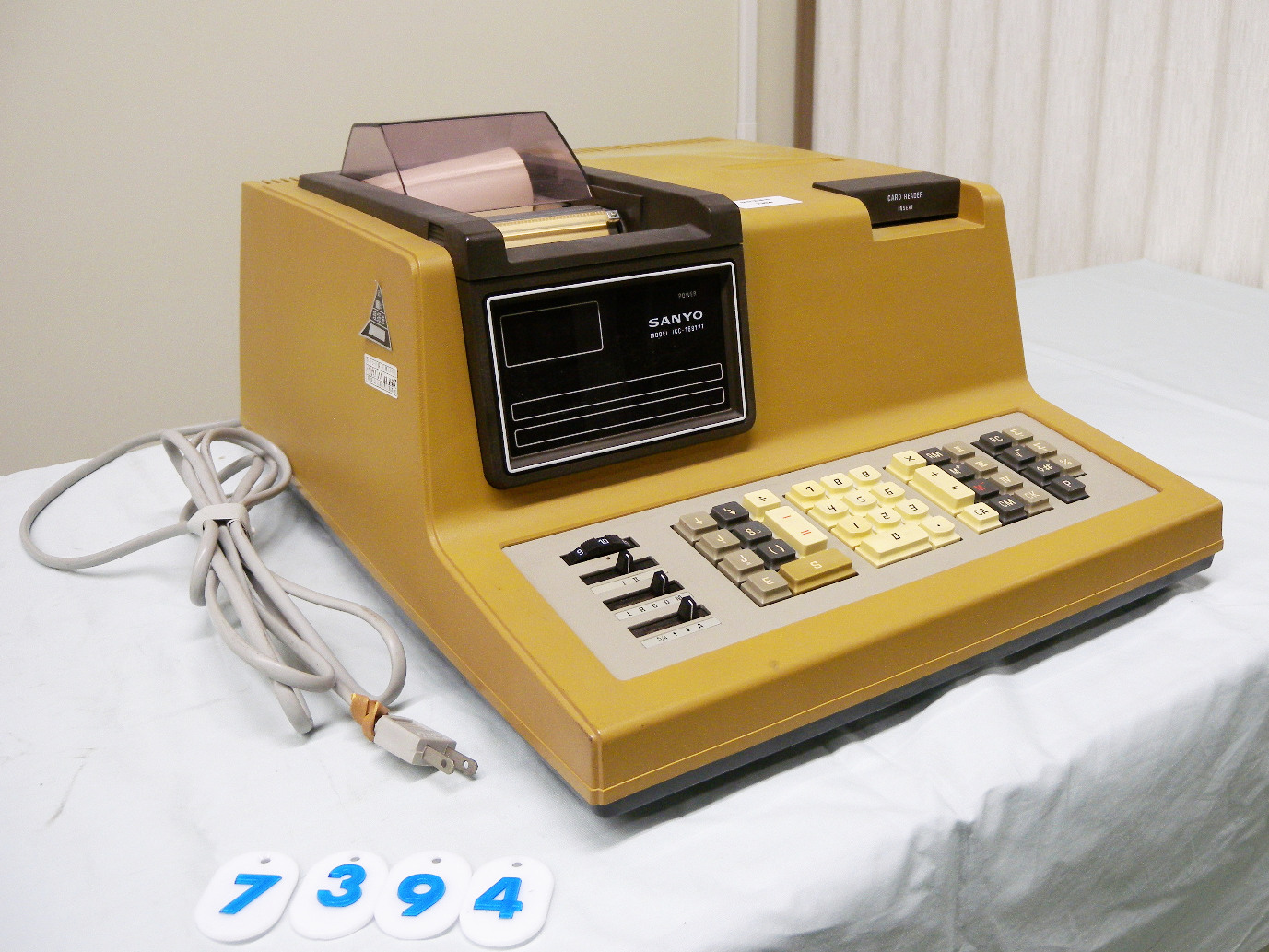 自記電接計数器　昭和35年4月製造 自記電接計数器 昭和35年4月製造